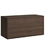 Wastafelkast Mali  100 x 46 x 54 cm - walnoot bruin