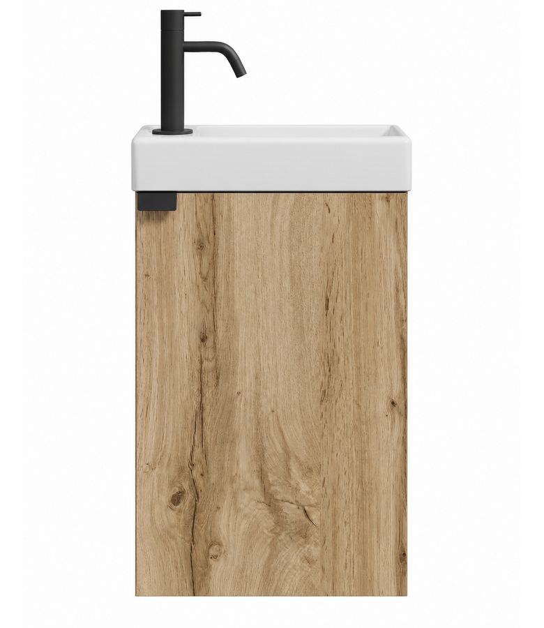 Toiletmeubel Apollo 40cm - licht eiken