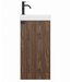 Toiletmeubel Orion 40cm - walnoot bruin