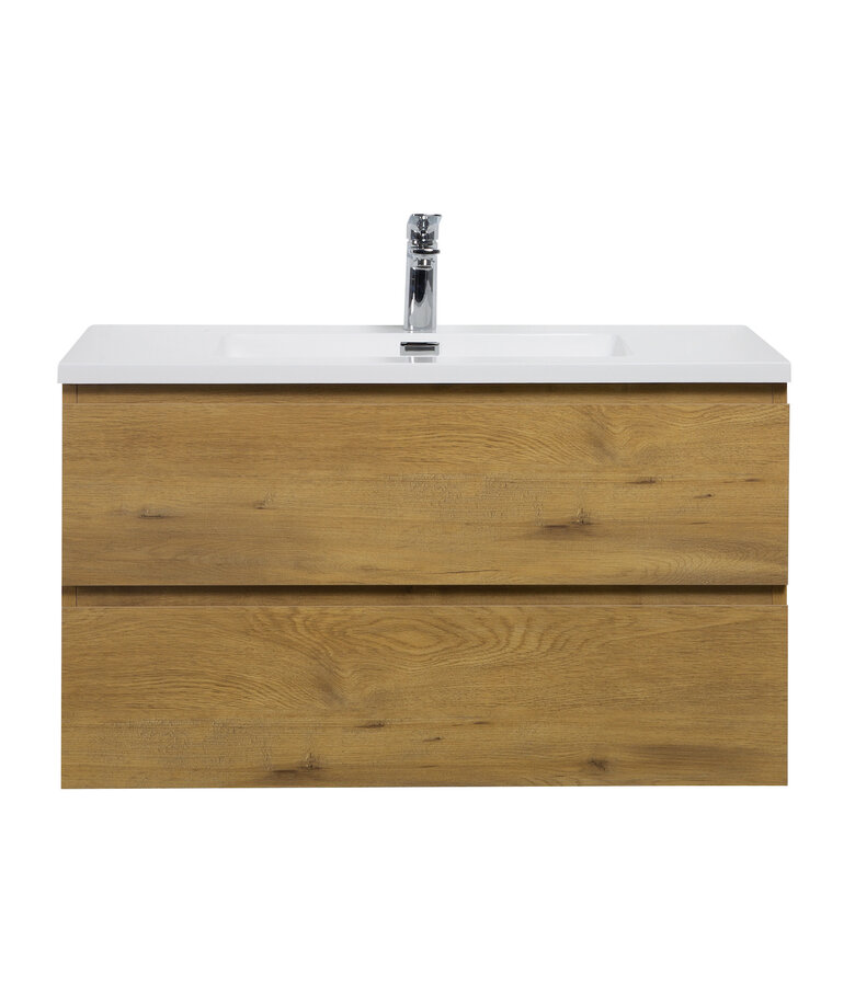 Badkamermeubel Angela 100cm - eiken