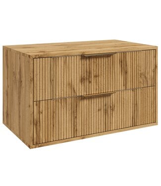 Wastafelkast Rimini - 80 x 46 x 46 cm - eiken