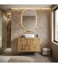 Wastafelkast Rimini - 80 x 46 x 46 cm - eiken