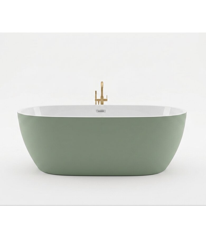 Vrijstaand ligbad Bahia 170 x 75 x 58cm - groen