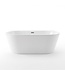 Half vrijstaand ligbad Isia 170 x 75 x 60 cm - wit