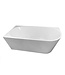 Hoekbad Isia 170 x 78 x 60 cm - wit  - rechts