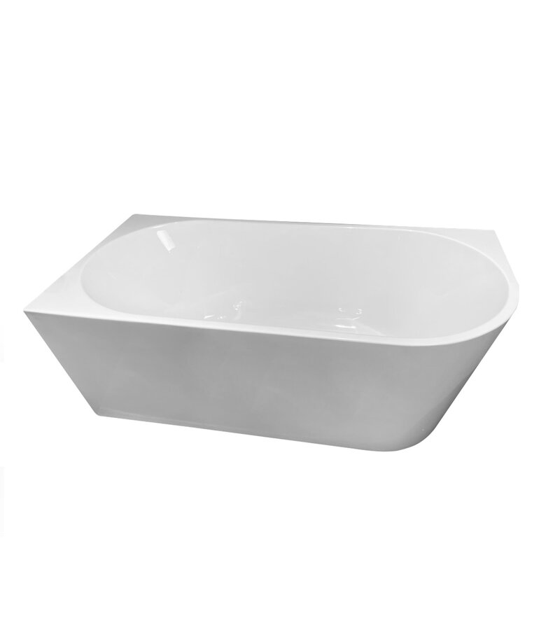 Hoekbad Isia 170 x 78 x 60 cm - wit  - rechts