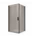 Douchecabine Alava 100 x 100 x 190 cm - zwart - met rookglas - nano coating
