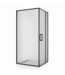Douchecabine Belize 90 x 90 x 190 cm - zwart - rookglas - nano coating