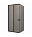 Douchecabine Dakota 90 x 90 x 190 cm - zwart - rookglas - nano coating
