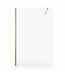 Douchewand Florida 100 x 200 cm - goud - inloopdouche 8mm