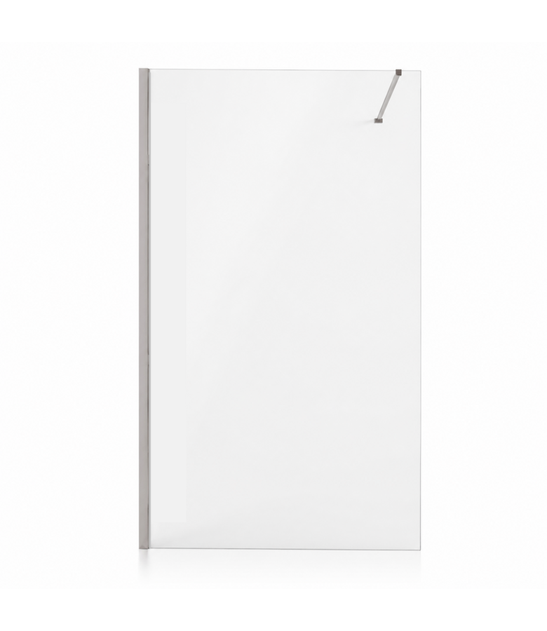 Douchewand Florida 100 x 200 cm - chroom - inloopdouche 8mm