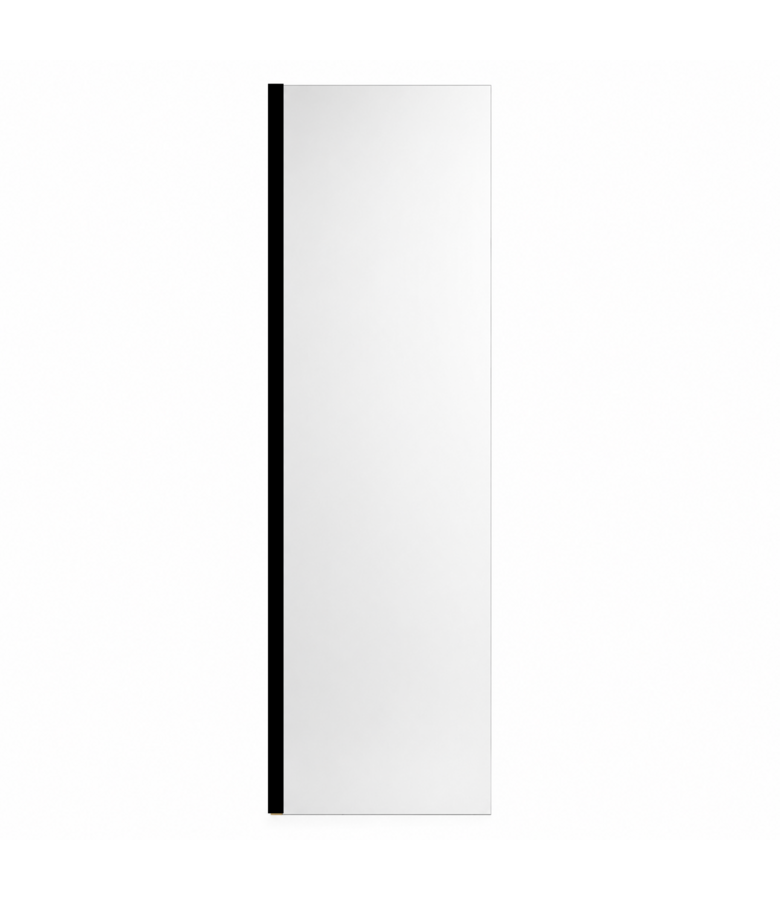 Douchewand Florida 30 x 200 cm - zwart - inloopdouche 8mm
