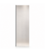 Douchewand Florida 40 x 200 cm - chroom - melkglas - inloopdouche 8mm