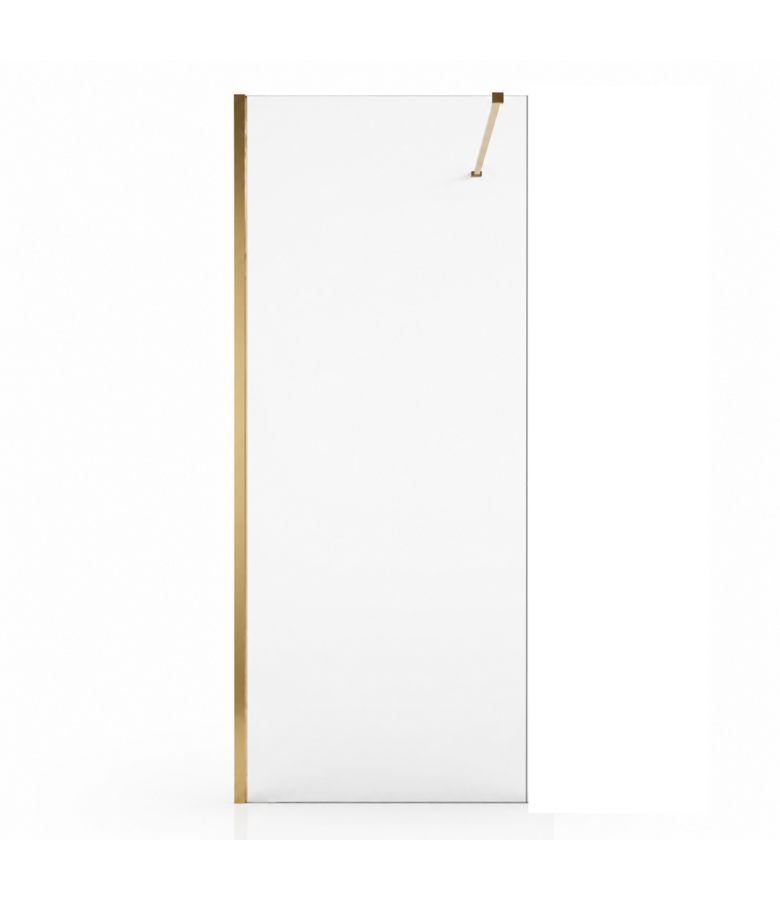 Douchewand Florida 50 x 200 cm - goud - inloopdouche 8mm