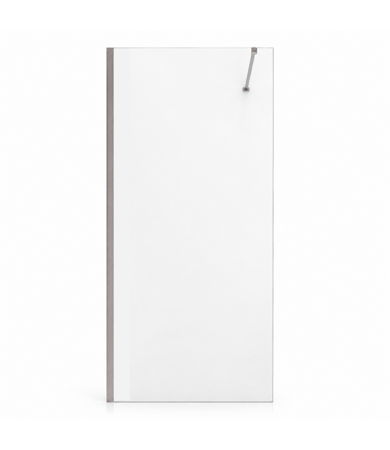 Douchewand Florida 50 x 200 cm - chroom - inloopdouche 8mm