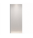 Douchewand Florida 50 x 200 cm - chroom - melkglas - inloopdouche 8mm