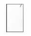 Douchewand Georgia 100 x 200 cm - zwart - inloopdouche 8mm