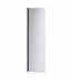 Douchewand Rizani 40 x 200 cm - rookglas - zwart - inloopdouche 8mm
