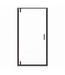 Douchewand Seattle 100 x 190 cm - zwart - douchedeur 6mm