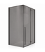 Douchecabine Vancouver 90 x 120 x 190 cm - zwart - met rookglas - nano coating