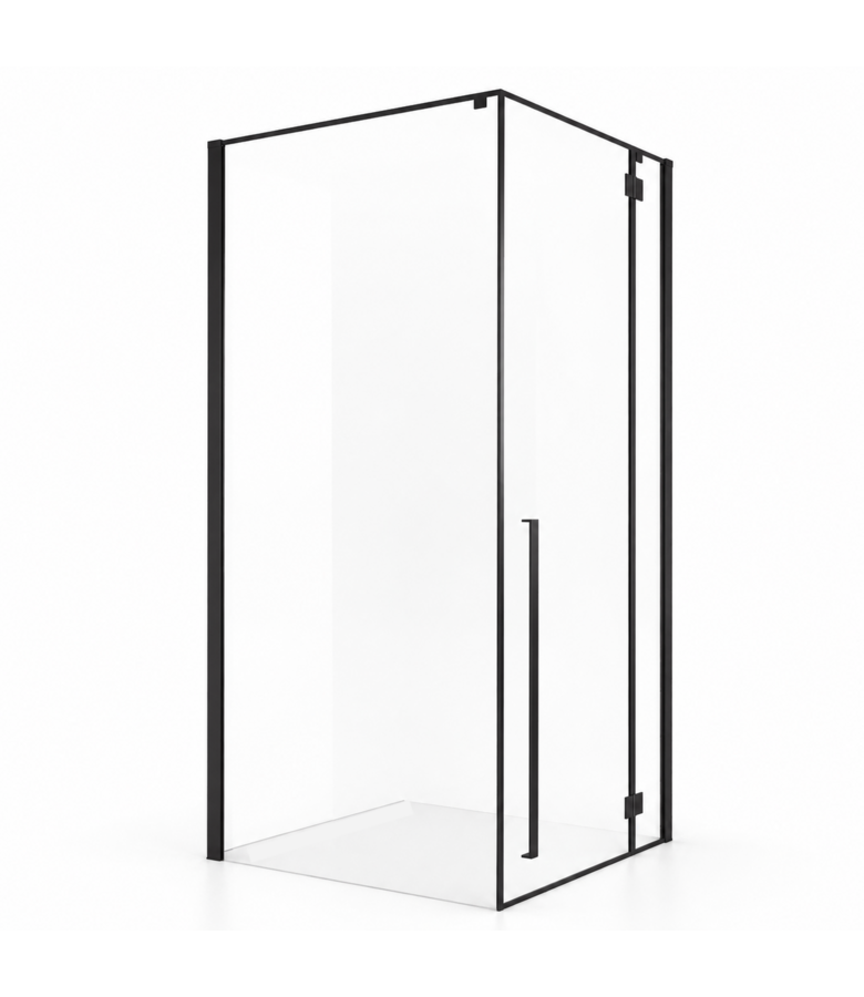 Douchecabine Vancouver 90 x 90 x 190 cm - zwart - nano coating