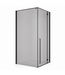Douchecabine Vancouver 90 x 90 x 190 cm - zwart - met rookglas - nano coating