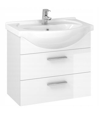 Badkamermeubel Breno 60 cm - hoogglans wit