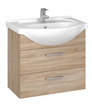 Badkamermeubel Breno 60 cm - licht eiken
