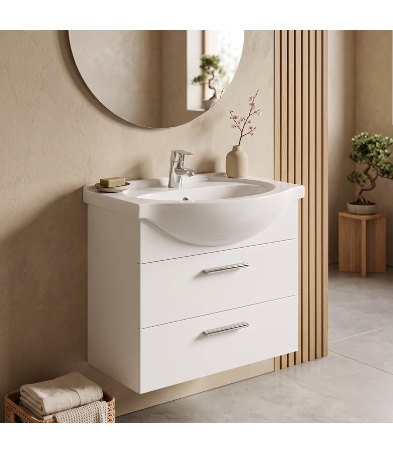 Badkamermeubel Breno 60 cm - wit