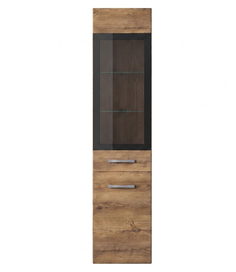 Badkamerkast Rio 30 x 30 x 131 cm - bruin eiken