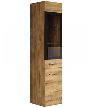 Badkamerkast Rio 30 x 30 x 131 cm - bruin eiken