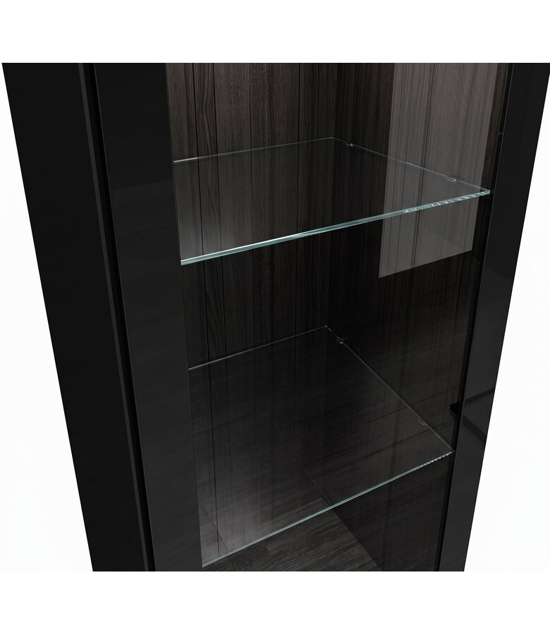 Badkamerkast Rio 30 x 30 x 131 cm - hoogglans zwart