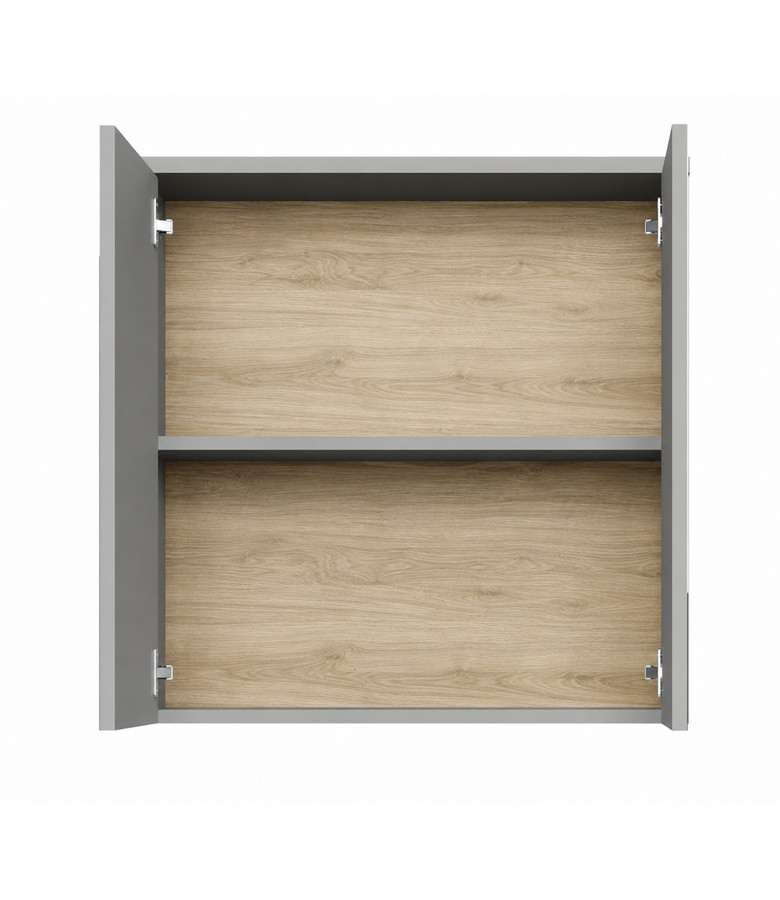 Spiegelkast Toledo 60 x 20 x 60 cm - mat grijs