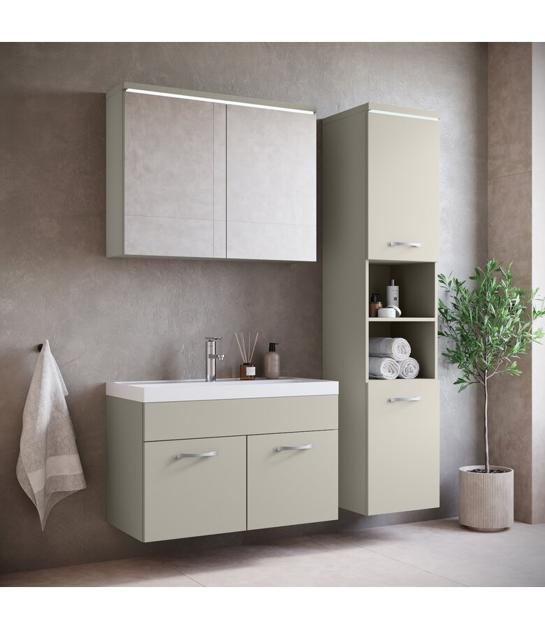 Badkamermeubel Paso 01 80cm - beige