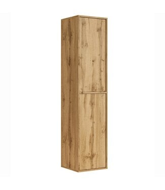 Badkamerkast Mali 38 x 33 x 160 cm - eiken