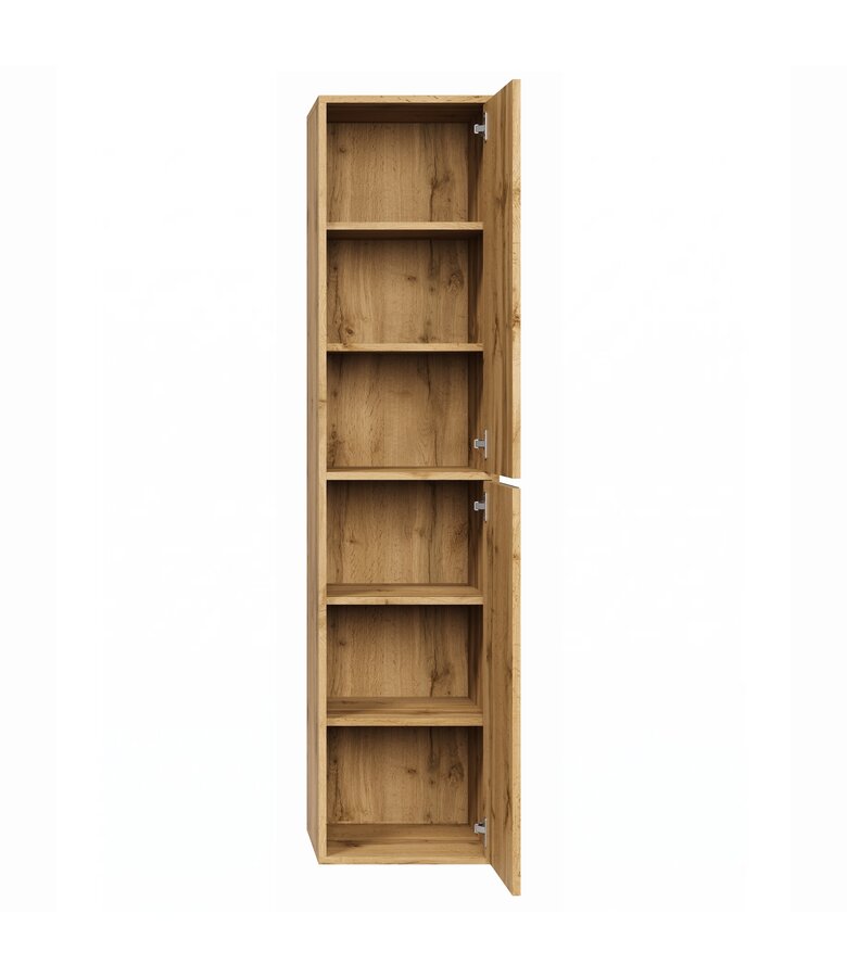 Badkamerkast Mali 38 x 33 x 160 cm - eiken