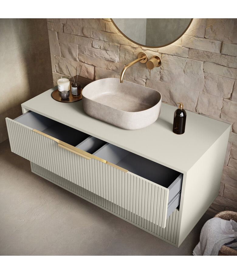 Wastafelkast Rimini - 100 x 46 x 46 cm - beige