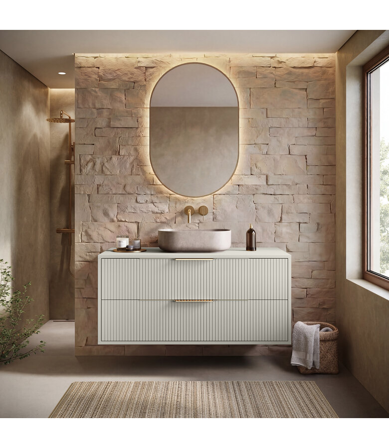 Wastafelkast Rimini - 100 x 46 x 46 cm - beige