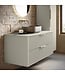 Wastafelkast Rimini met kolomkast - 100 x 46 x 46 cm - beige