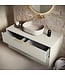 Wastafelkast Rimini met kolomkast - 100 x 46 x 46 cm - beige