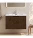 Badkamermeubel Thermis 80cm - walnoot bruin