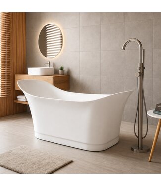 Vrijstaand ligbad Sante Fé 170 x 78 x 82 cm - wit
