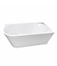 Hoekbad Isia 170 x 78 x 60 cm - wit  - rechts