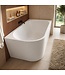 Hoekbad Isia 170 x 78 x 60 cm - wit  - rechts