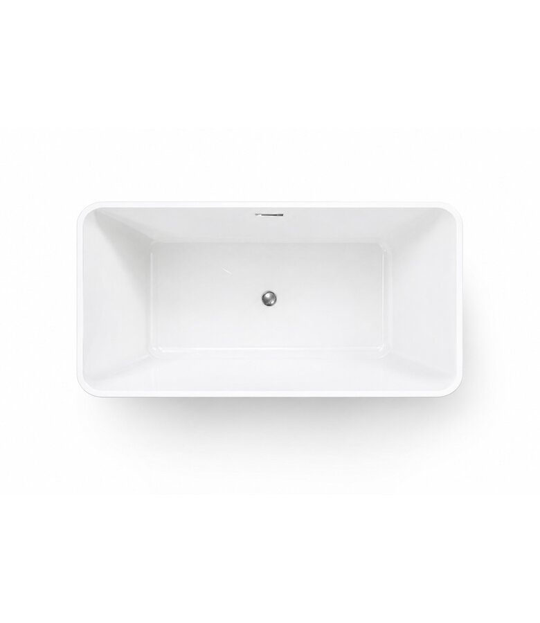 Vrijstaand ligbad Lily 170 x 75 x 58 cm - wit