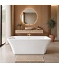 Vrijstaand ligbad Lily 170 x 75 x 58 cm - wit