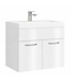 Badkamermeubel Montreal 01 60cm met wastafel - hoogglans wit