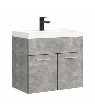 Badkamermeubel Montreal 01 60cm met wastafel - beton grijs