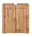 Wastafelkast Jupiter 60 x 30 x 60 cm - eiken - visgraat