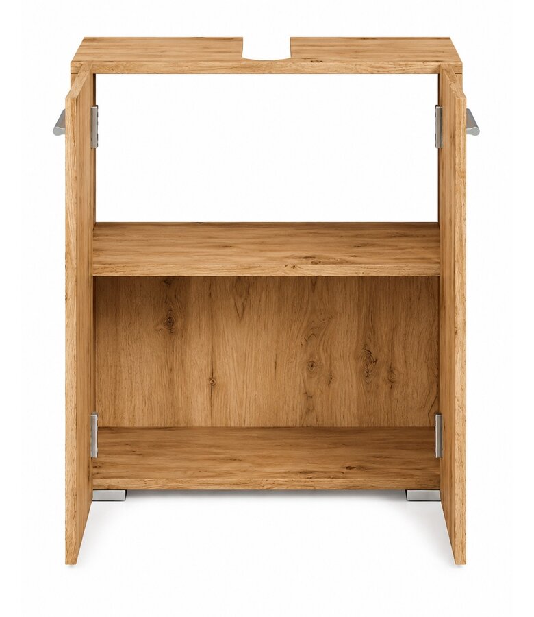Wastafelkast Jupiter 60 x 30 x 60 cm - eiken - visgraat